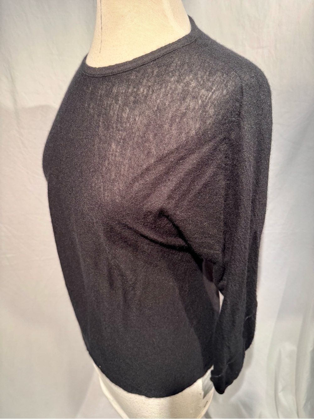 The Row Black cachemire Crewneck sweater